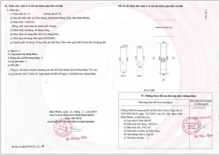 Bán nhà riêng: Nhà 3 tầng đối diện khu cn đồng xoài 3, trả trước 870 triệu hỗ tr