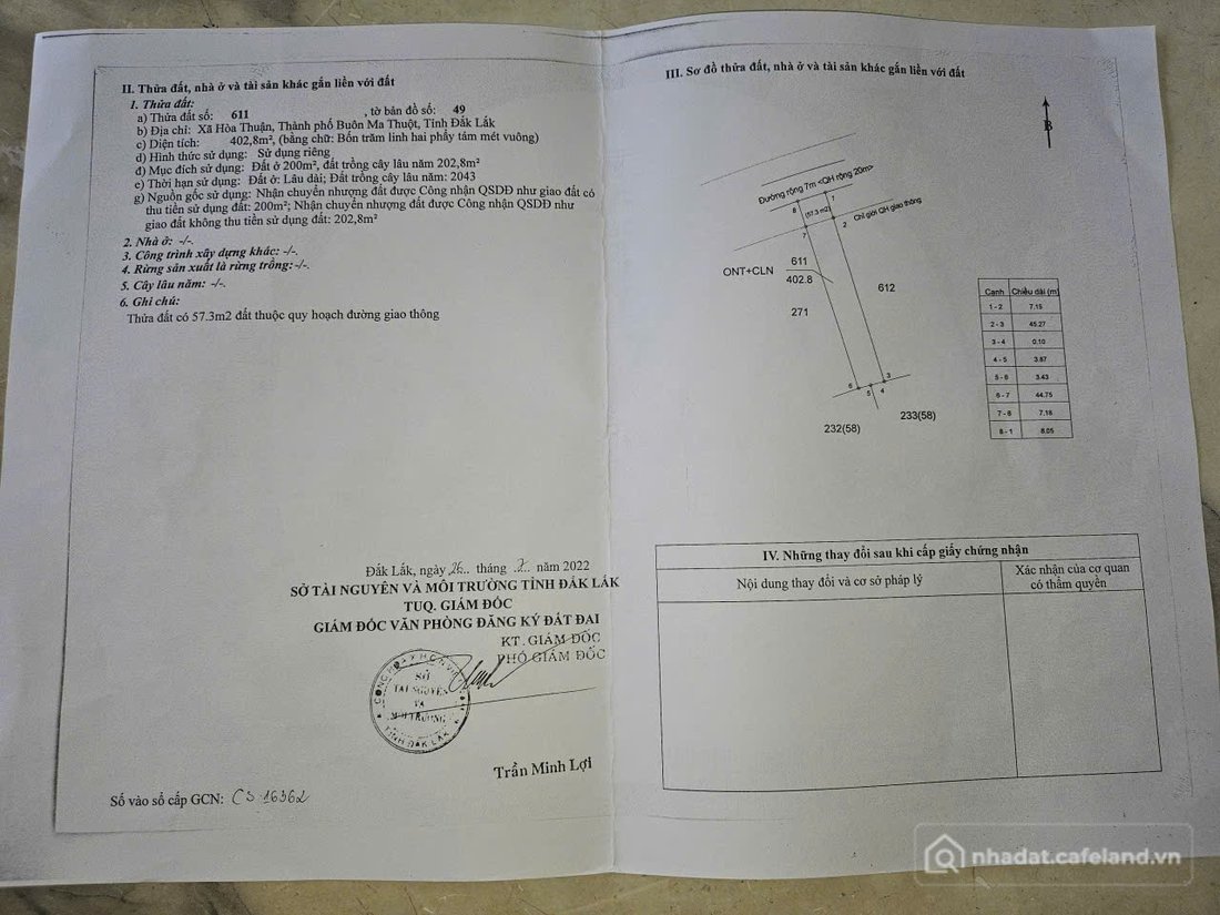 Bán đất thổ cư: Bán đất mặt tiền tỷ hai hai bê đạt lý vị trí đẹp dân cư đông đúc