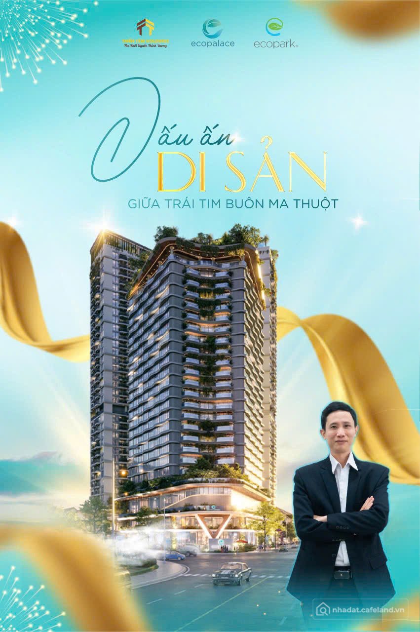 Bán căn hộ chung cư: BÁN CĂN HỘ ECOPALACE BUÔN MA THUỘT CHỈ 1,8 TỶ