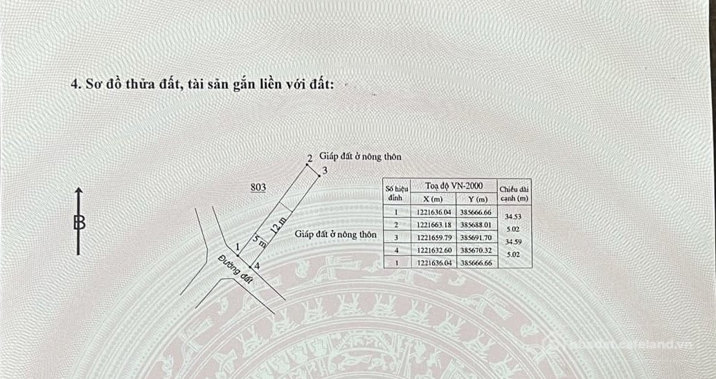 Bán đất thổ cư: Bán đất giá 480 triệu - tại thôn Đông Tân xã Đông Hà huyện Đức L
