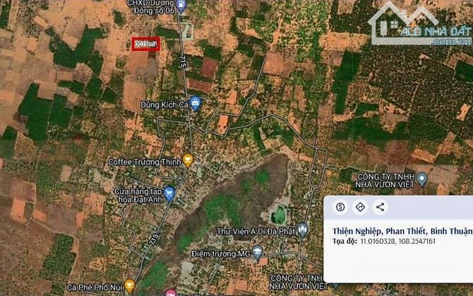 Bán đất thổ cư: Bán Đất 3000m²(đường715 cũ,P. Mũi Né) ở Cổng Số 3 Sân Bay Phan T