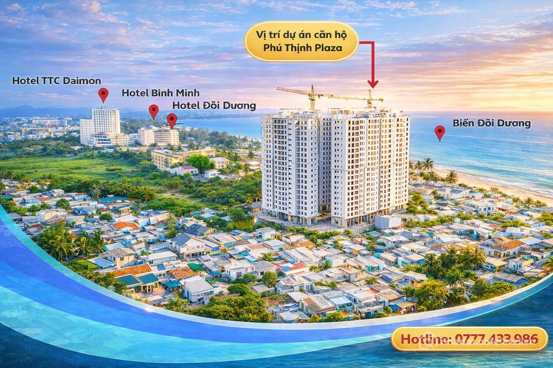 Bán căn hộ chung cư: Căn hộ biển Phú Thịnh Plaza Phan Thiết