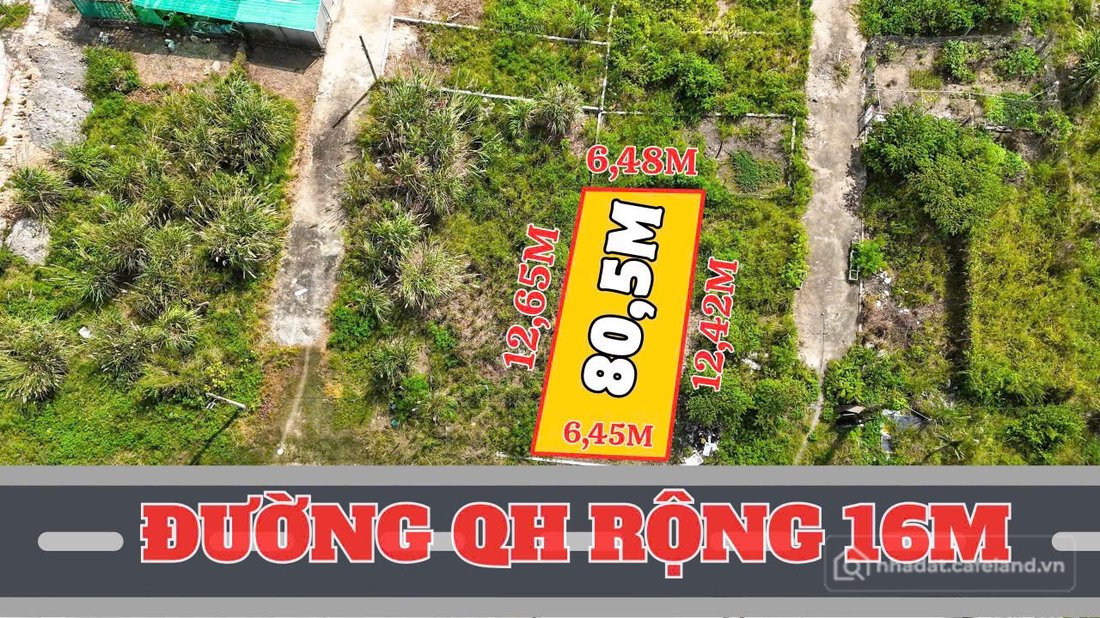 Bán đất thổ cư: Đất Phú Ân Nam - Diên An - Diên Khánh Mặt Đường 16m