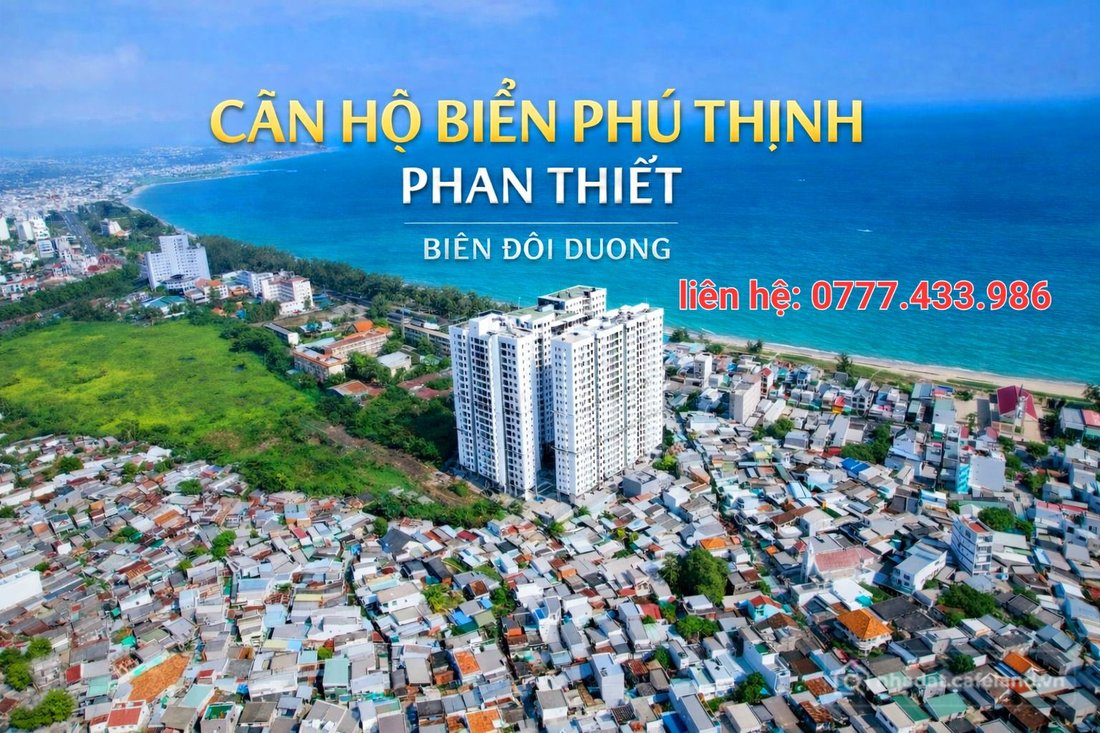 Bán căn hộ chung cư: Bán căn hộ biển Phan Thiết ngay biển Đồi Dương