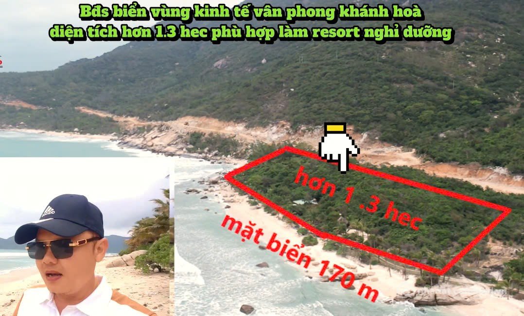 Bán đất thổ cư: Đất mặt biển vùng kinh tế vân phong khánh Hòa.