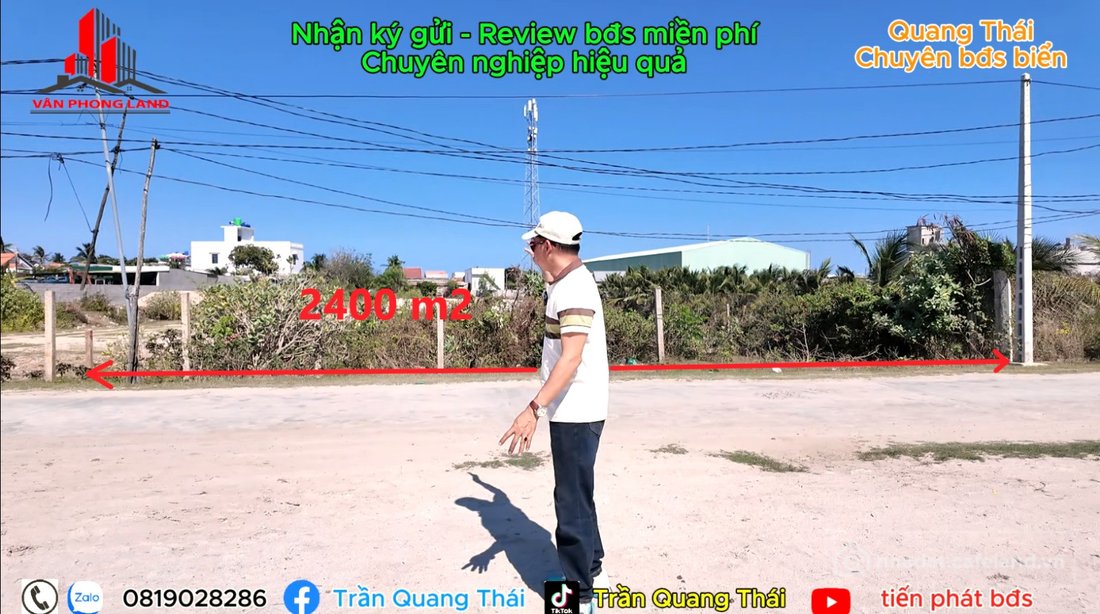 Bán đất thổ cư: Đất biển dốc lết. Cận kề cảng. Khu công nghiệp. Ninh Hòa Khánh H
