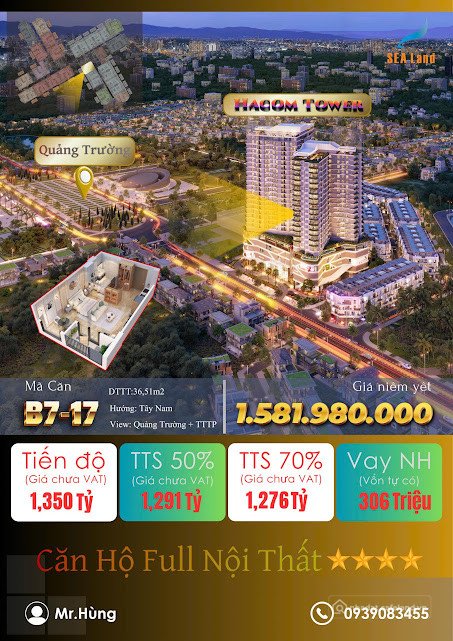 Bán căn hộ chung cư: Căn Hộ Cao Cấp – Full nội thất 4* – TT Thành Phố – Giá Rẻ