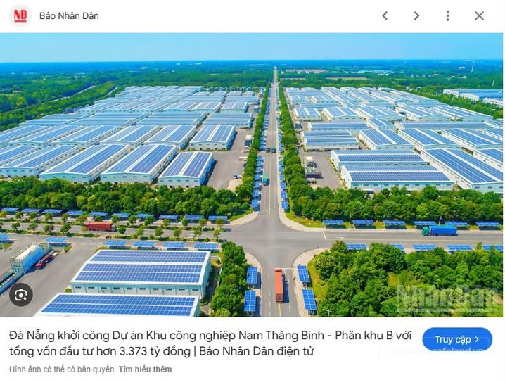 Bán đất thổ cư: LÔ ĐẤT 2 MẶT TIỀN ĐẸP – GẦN KHU CÔNG NGHIỆP NAM THĂNG BÌNH (NAM 