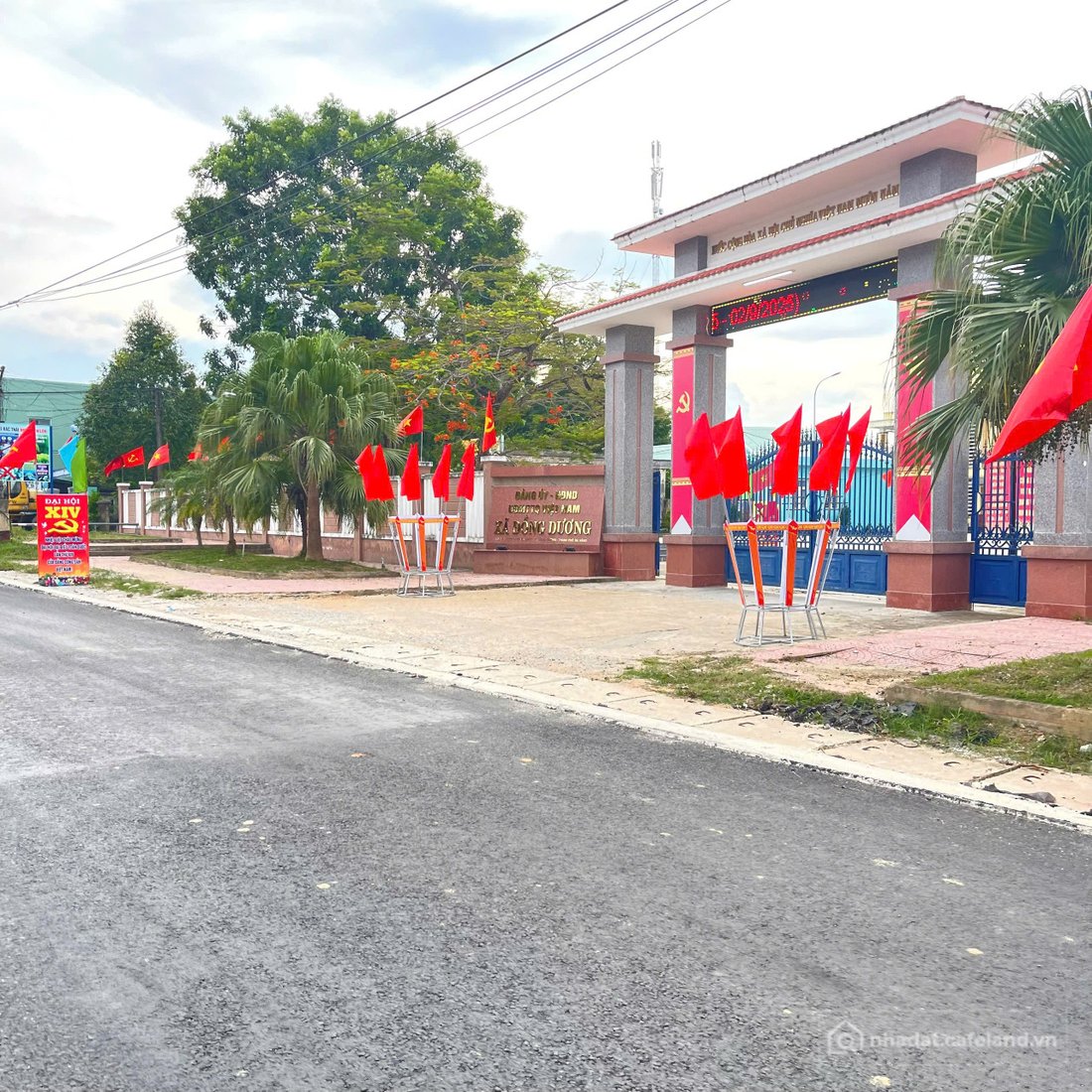 Bán đất thổ cư: Bán đất 160m² ngang 8m giá 1.85 tỷ Xã Đồng Dương