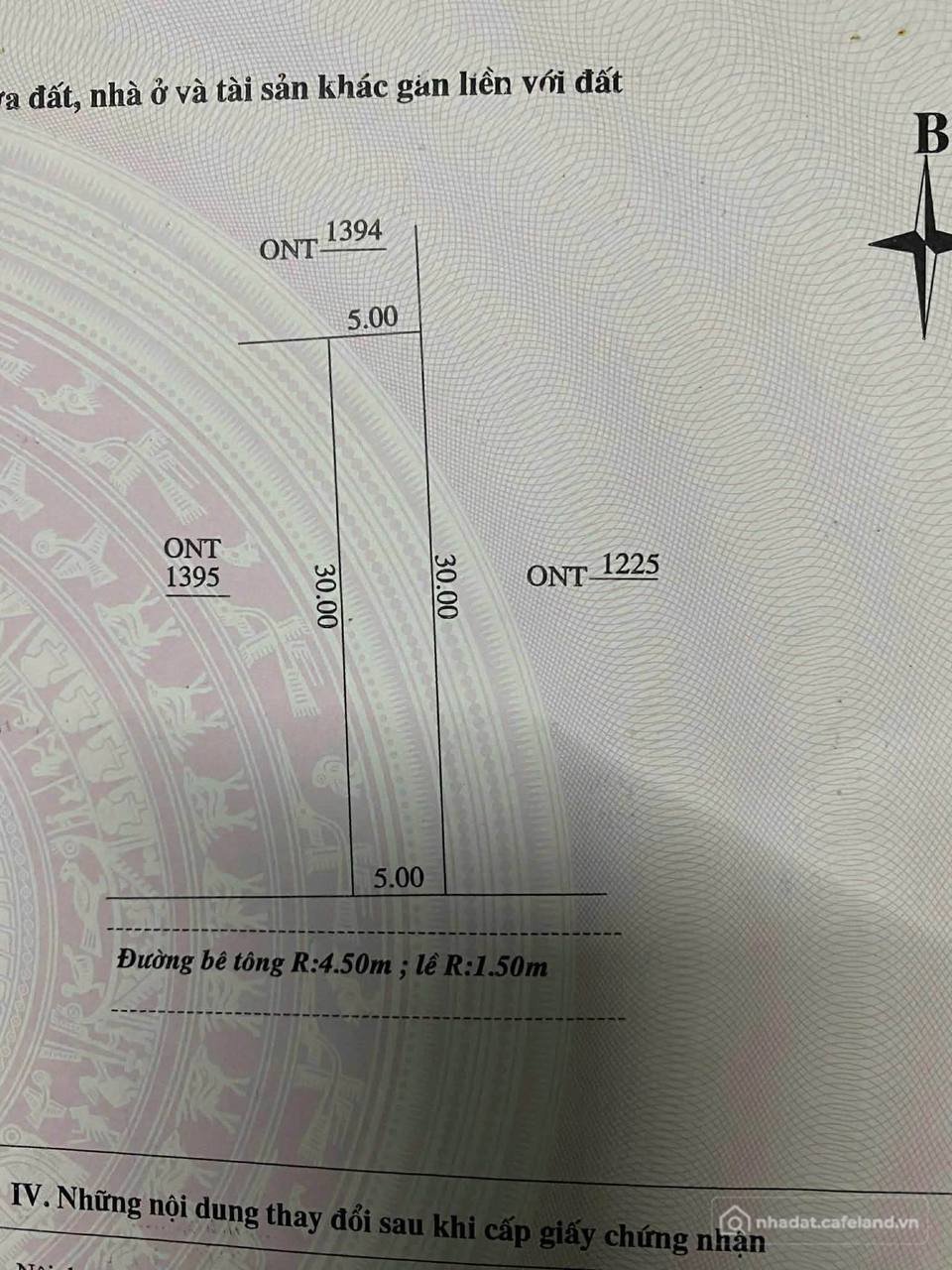 Bán đất thổ cư: Chỉ nhỉnh 1tỷ đã sở hữu lô đất 2 mặt tiền đường 7.5m nằm ngay ch