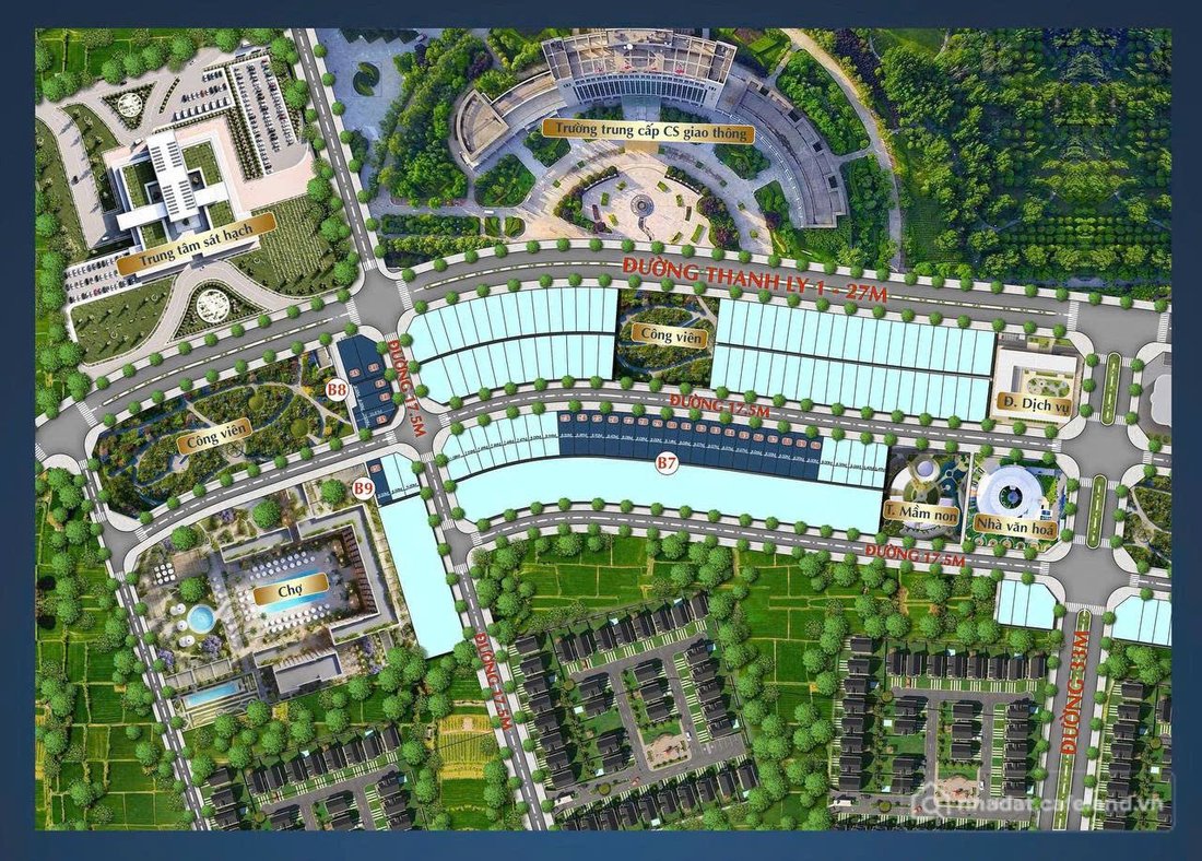 Bán đất thổ cư: 20 lô đất mặt tiền đường 10.5m, gần Vinpearl Nam Hội An, dt từ 2