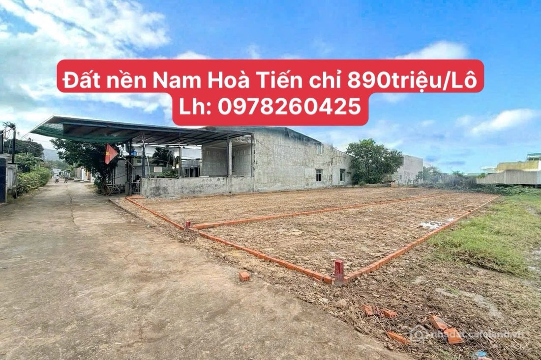 Bán đất thổ cư: Chính chủ bán 2 lô liền kề cách chợ Đại Hiệp 200m, diện tích 420