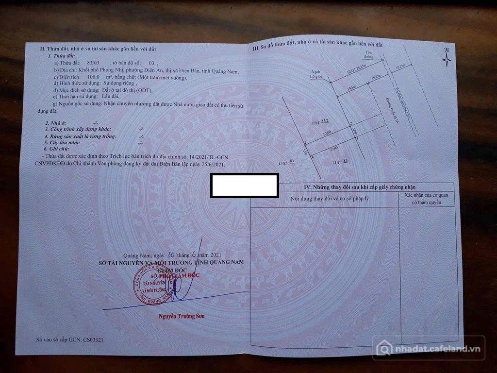 Bán đất thổ cư: LÀM VIỆC TRỰC TIẾP GIÁ TỐT !!! Bán đất Khu dân cư Phong Nhị ,