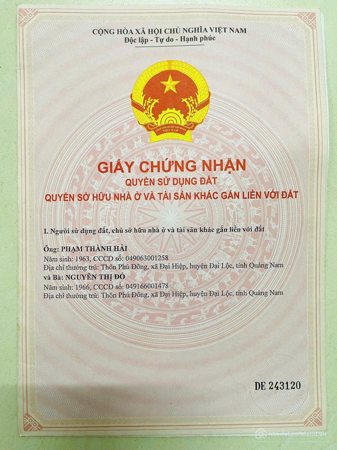 Bán đất thổ cư: LÀM VIỆC TRỰC TIẾP GIÁ TỐT !!! Bán đất Phú Đông 2, Đại Lộc
