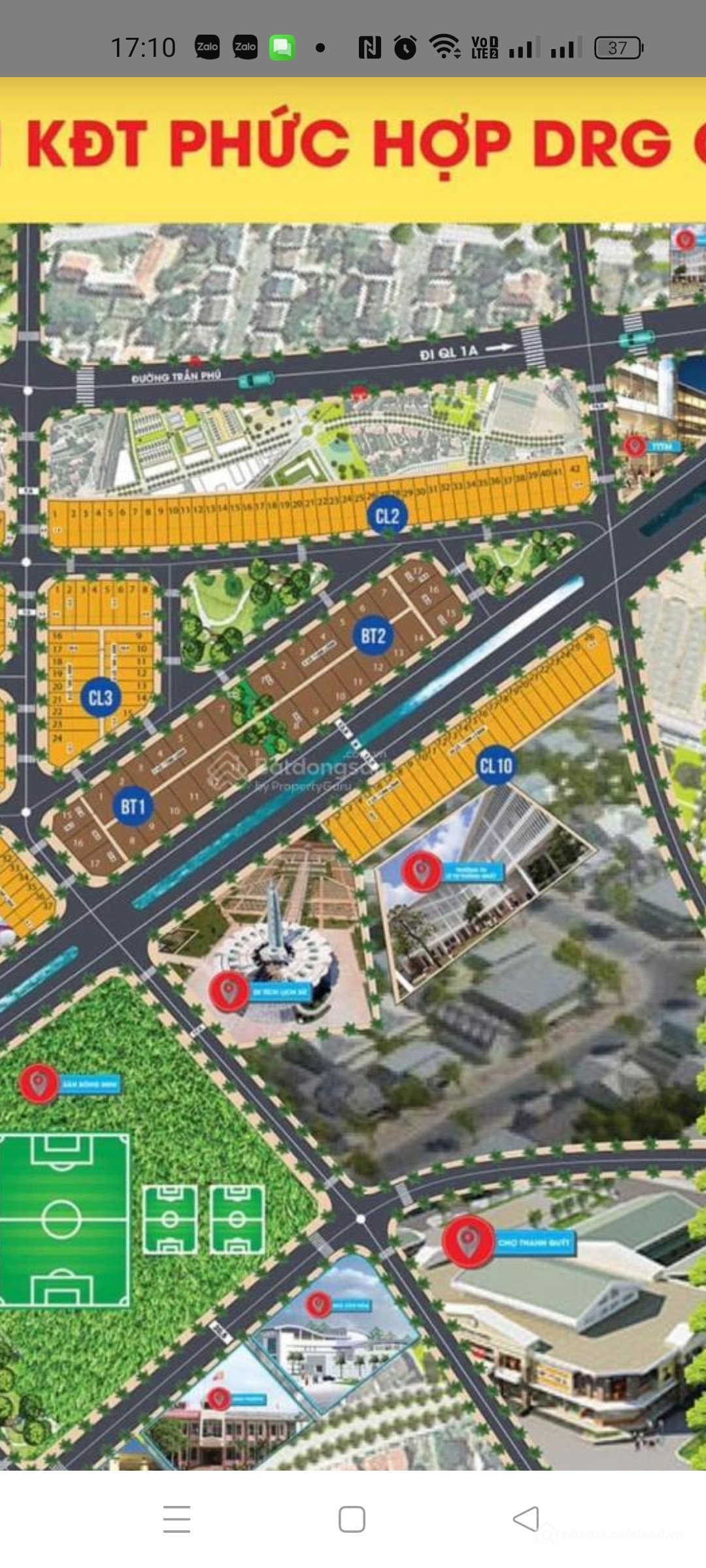 Bán đất thổ cư: Bán đất khu dragon city, phường An Thắng