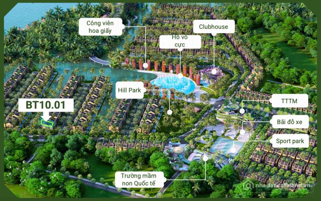 Bán nhà riêng: Căn góc hoa hậu la palma bt 10.01 đẹp nhất hội an casamia balanca