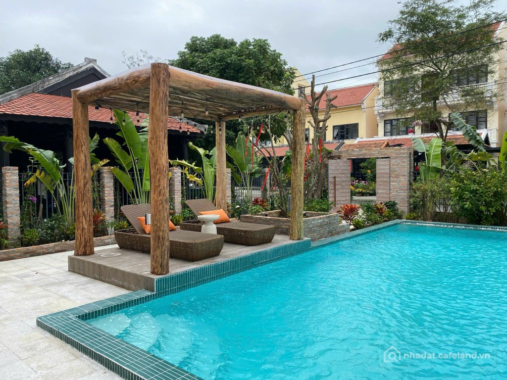 Bán nhà riêng: Villa Trảng Kèo Hội An siêu đẹp có hồ bơi, nội thất cao cấp