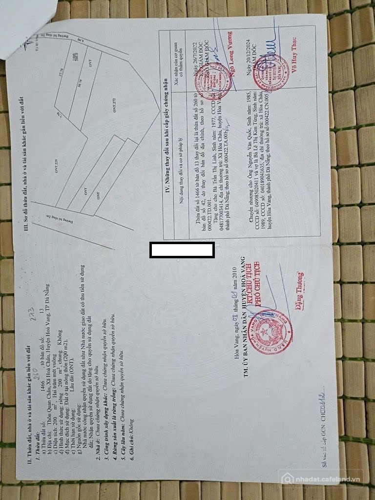 Bán đất thổ cư: LÀM VIỆC TRỰC TIẾP GIÁ TỐT !!! Bán lô đất quang châu hòa châu