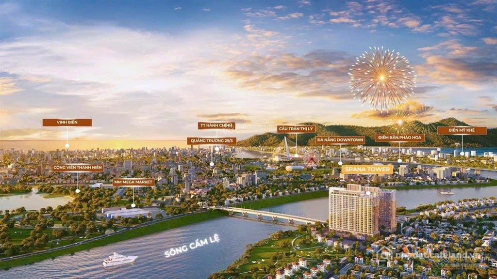 Bán căn hộ chung cư: Căn hộ spana tower da nang giá chỉ từ 54 tr/m2 ưu đãi chiết