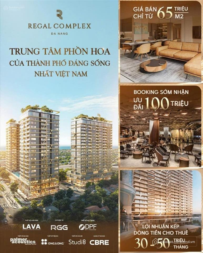 Bán căn hộ chung cư: Mở bán căn hộ toà mira dự án regal complex đà nẵng. đặt boo