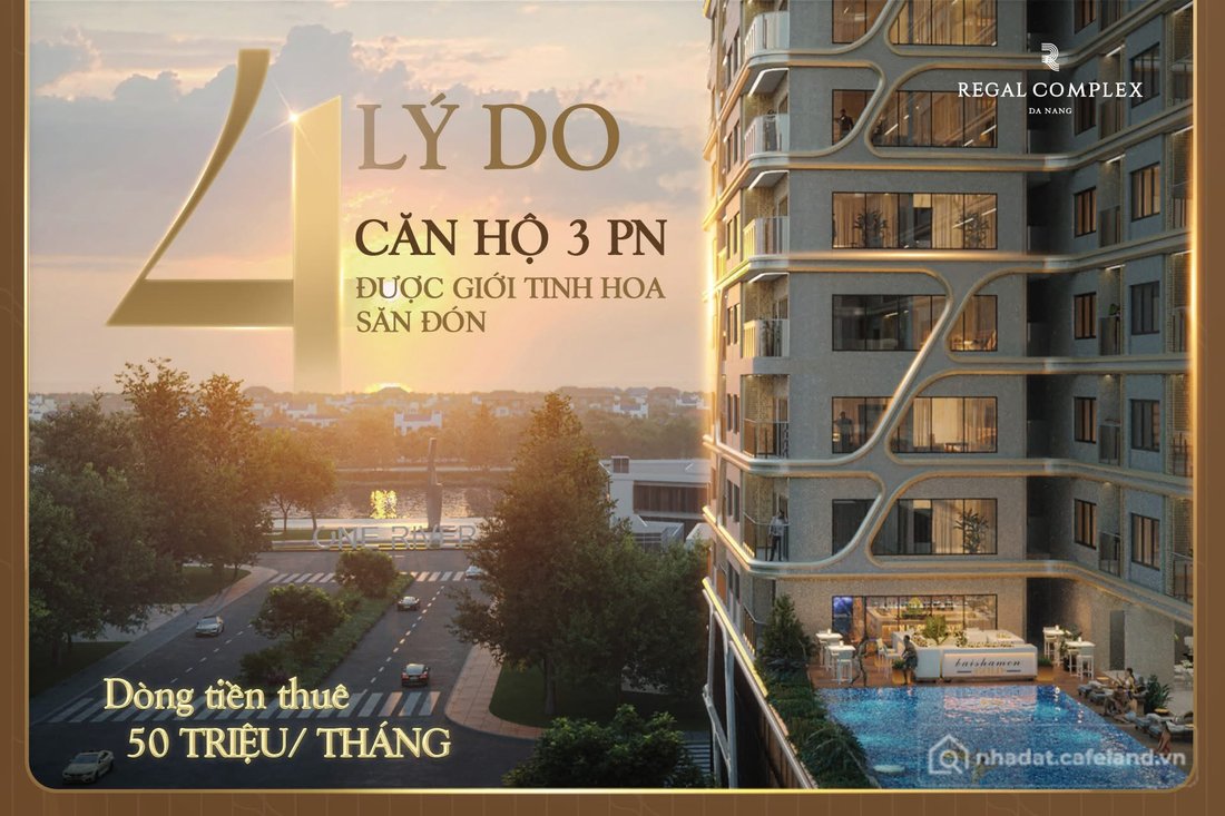 Bán căn hộ chung cư: Regal Complex khu phức hợp hạng sang đầu tiên tại Đà Nẵng