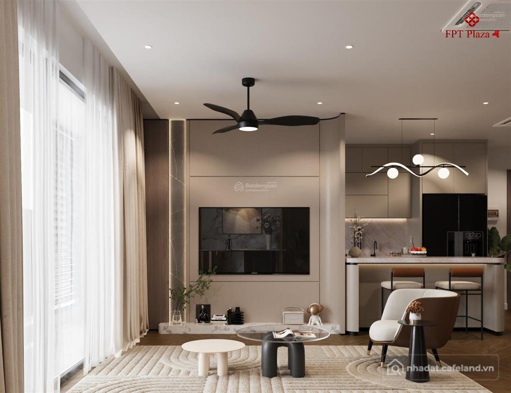Bán căn hộ chung cư: Cc cần bán căn 1pn+ căn hộ fpt plaza 4 cực hiếm, tầng cao, 
