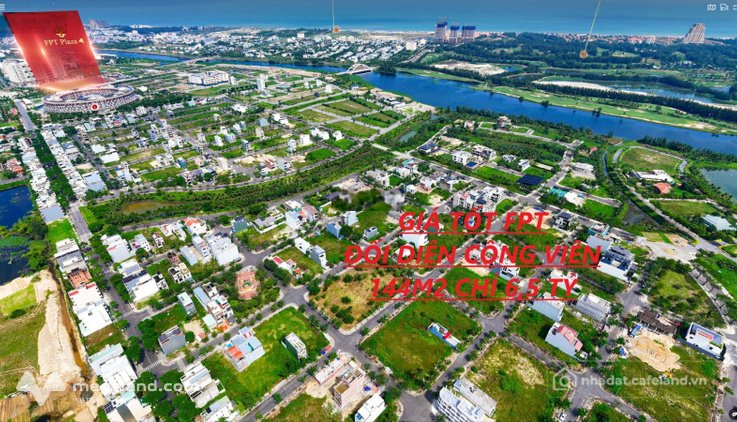 Bán đất thổ cư: Bán lô đất 180m2 trung tâm fpt phân khu biệt thự | giá tốt