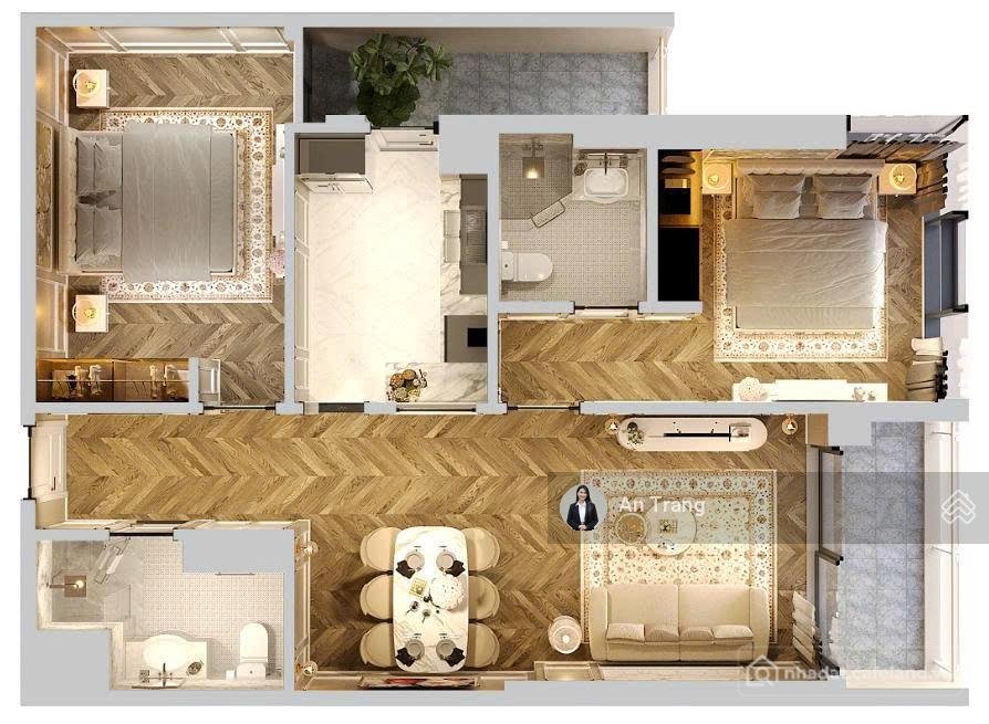Bán căn hộ chung cư: Căn hộ biển 2pn đẹp xuất sắc tại newtown diamond đà nẵng, 5