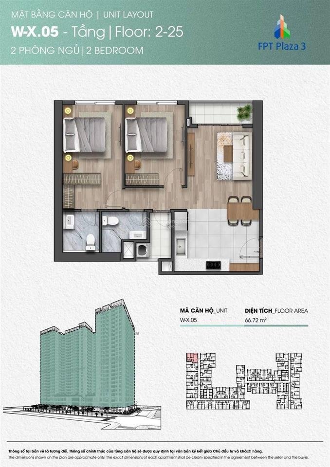 Bán căn hộ chung cư: Cần bán căn góc fpt plaza 3 ( chính chủ )