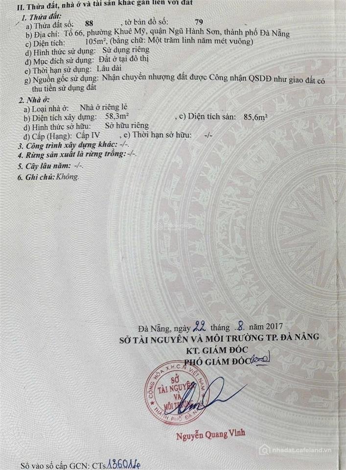 Bán nhà riêng: Mt nguyễn đình chiểu, ngay nam việt á, đối diện đảo kim cương, dt