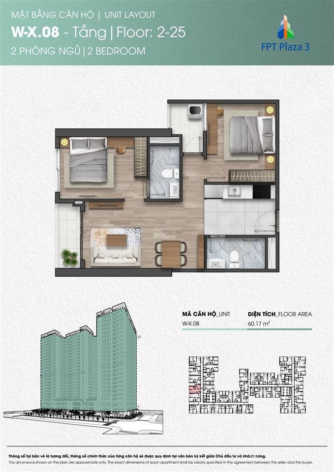 Bán căn hộ chung cư: Rẻ nhất fpt plaza 3, tầng 1x có sân vườn, hướng về thành ph