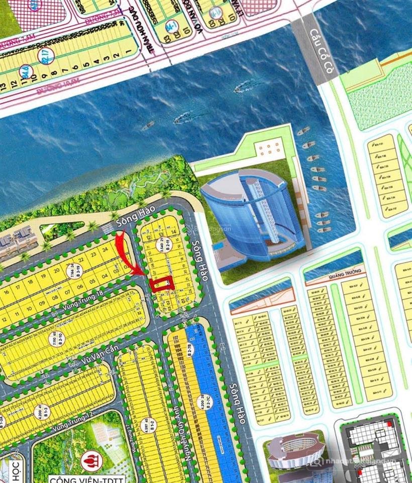 Bán đất thổ cư: Chắc chủ bán nguyễn quý anh khu đô thị phú mỹ an 150 m2 sát sông