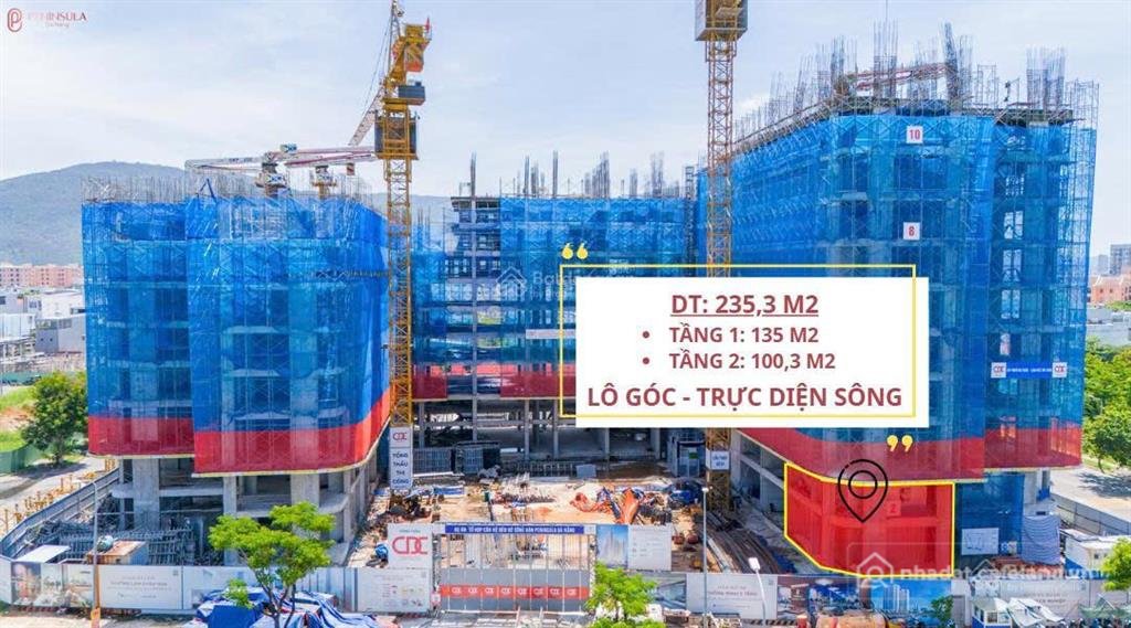Bán nhà riêng: 12 căn shophouse khối đế peninsula da nang mở bán gđ1, khai thác 