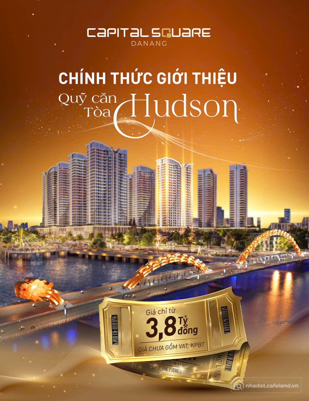 Bán căn hộ chung cư: !!! CAPITAL SQUARE RA MẮT TOÀ S3.4 – HUDSON PLACE - giá chỉ