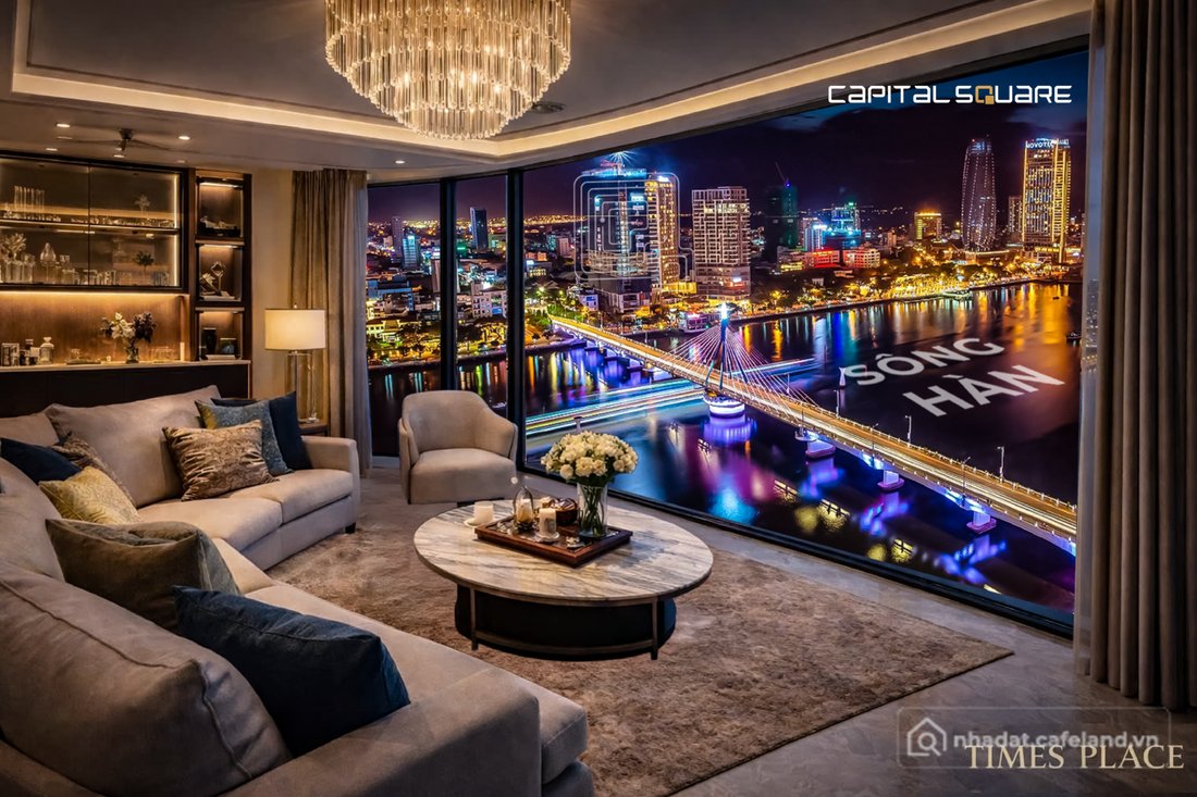 Bán căn hộ chung cư: Nhận booking tòa C1 Times Place view cầu sông Hàn - Capital
