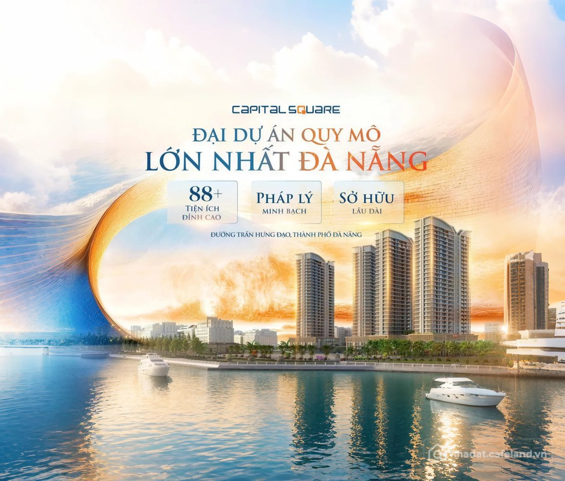 Bán căn hộ chung cư: Chỉ 3.8 Tỷ Sở Hữu Căn Hộ View Sông Hàn Capital Square Sổ L