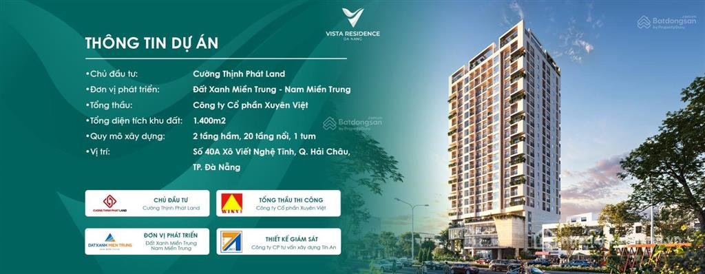 Bán căn hộ chung cư: Căn hộ the vista đà nẵng cạnh sông hàn, đại học kiến trúc g