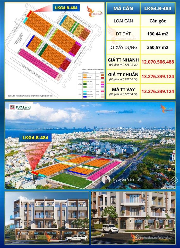 Bán nhà riêng: Hoa hậu lô góc 2 mặt tiền futa kim phát đối diện công viên kinh d