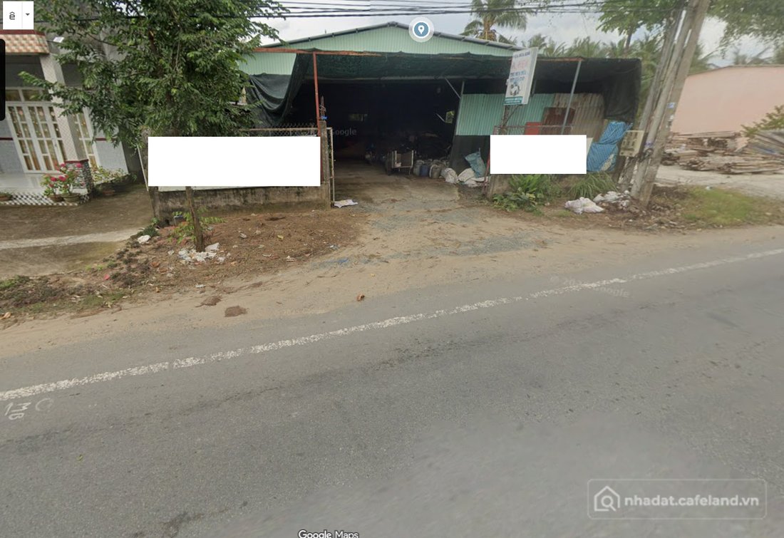 Bán kho, nhà xưởng: Nhà Xưởng 362m²– Hữu Định Châu Thành Bến Tre – Đường Huyện L