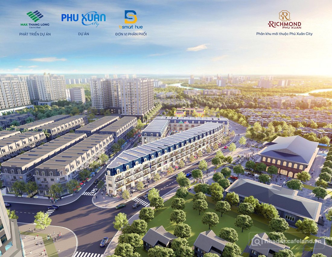 Bán nhà riêng: RICHMOND PHÚ XUÂN – 20 CĂN LIỀN KỀ KHU PHỐ CHỢ