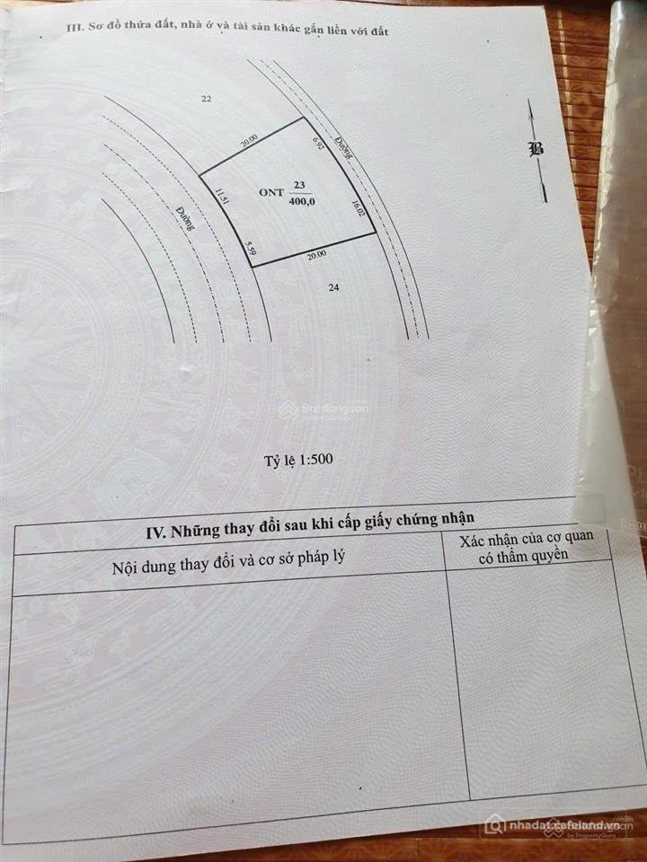 Bán đất thổ cư: Giảm ngay 500 triệu cho nền biệt thự 2 mặt tiền đường lớn, cách 
