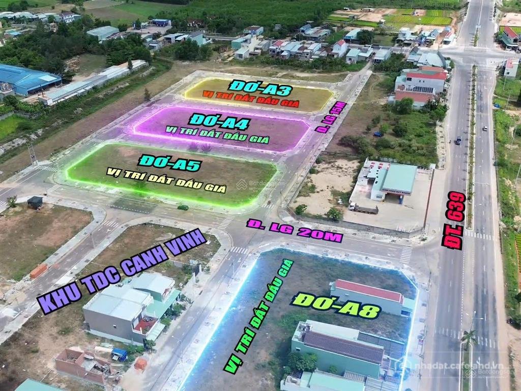 Bán đất thổ cư: Bán đất tái định cư canh vinh đã có sổ đỏ, gần khu công nghiệp b
