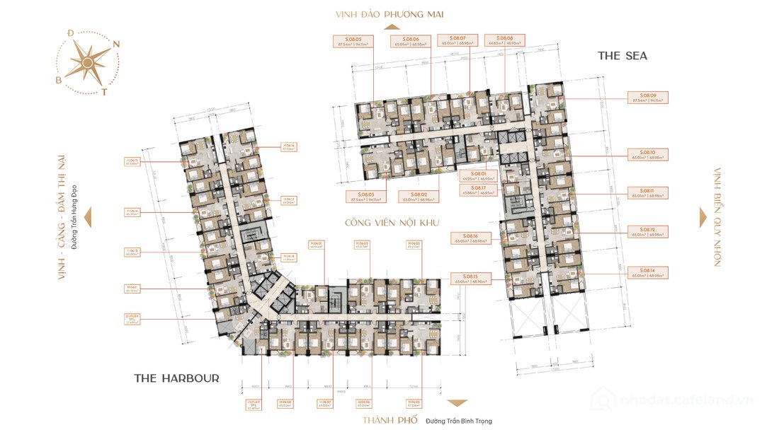 Bán căn hộ chung cư: Bán căn hộ biển Simona Heights Quy Nhơn, giá chỉ từ 2,7 tỷ/