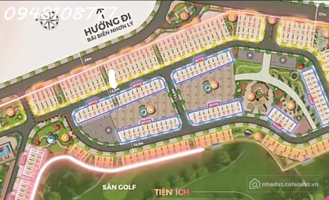 Bán nhà riêng: Siêu Phẩm - Căn góc shophouse tại Homliday Eo Gió, DT 90m2, hàng 
