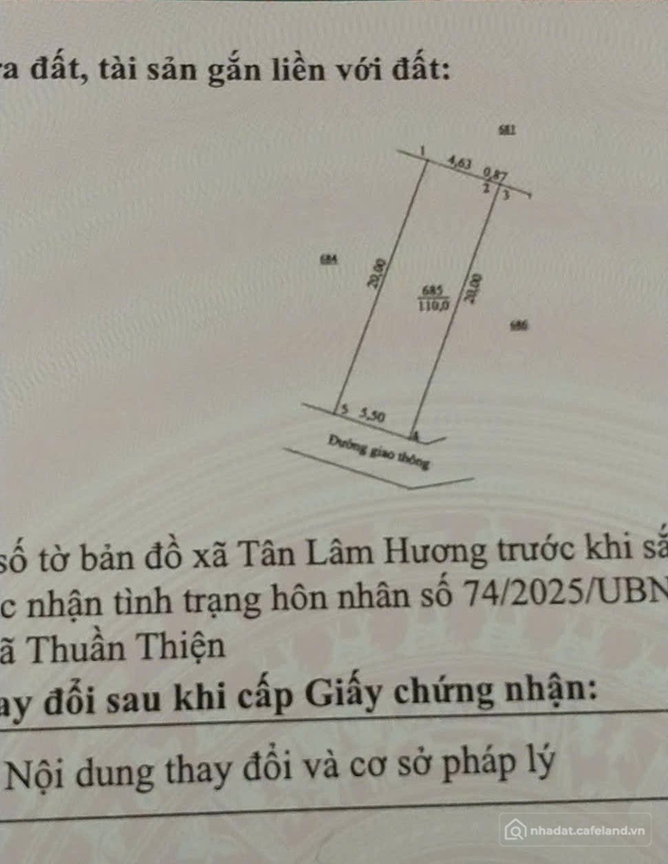 Bán đất thổ cư: ĐẤT ĐẸP – GIÁ TỐT – ĐẤT TẠI TRUNG TÂM TDP Bình Tiến, Phường Hà H