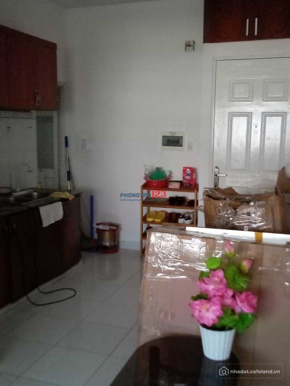 Cho thuê phòng trọ: Tìm người ở ghép căn hộ chung cư Lê Thành, quận Bình Tân