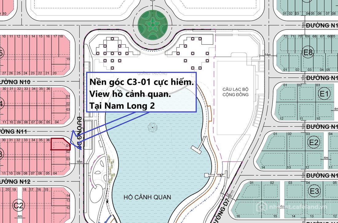 Bán nhà riêng: CỰC PHẨM C3-01 NAM LONG 2 – CHÍNH CHỦ GỬI BÁN "HOA HẬU" VIEW HỒ T