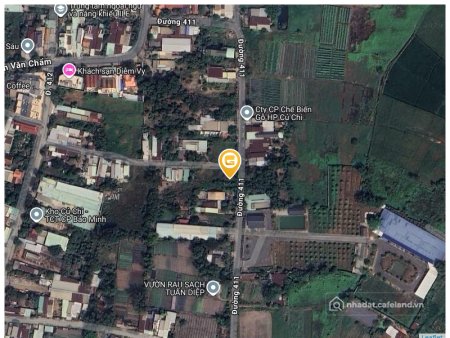 Bán đất thổ cư: Đất Củ Chi Giá Tốt – Lô góc 2 mặt tiền đường 411, Phước Vĩnh An 