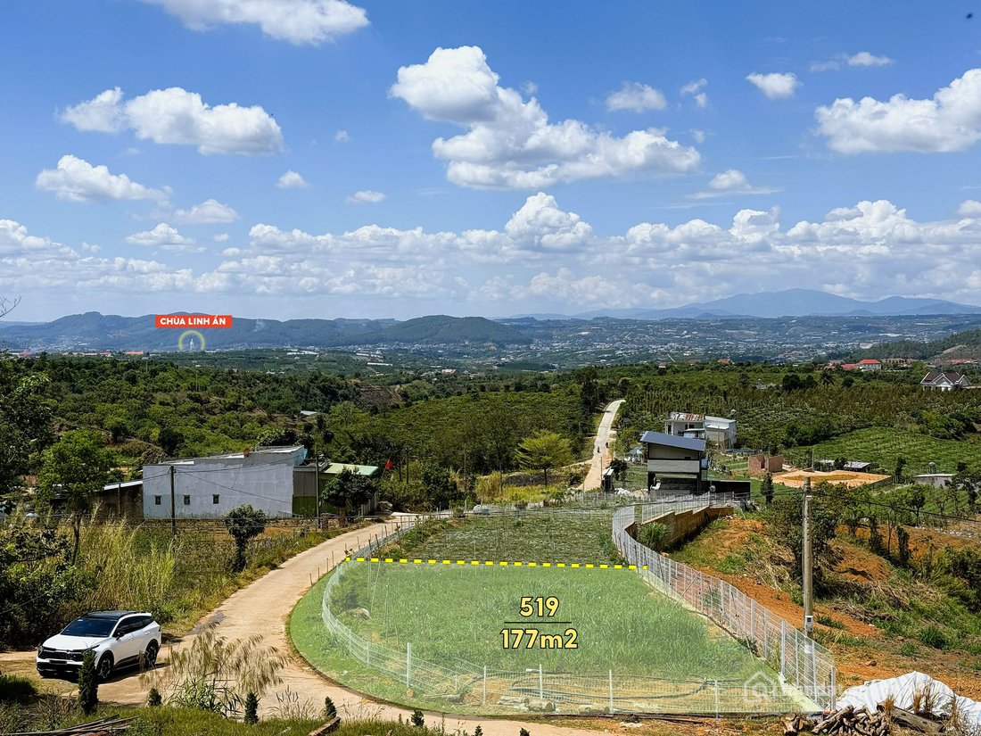 Bán đất thổ cư: Đất xã Nam Ban Lâm Hà View Panorama chỉ 680 triệu. Trọn sổ. Ngan