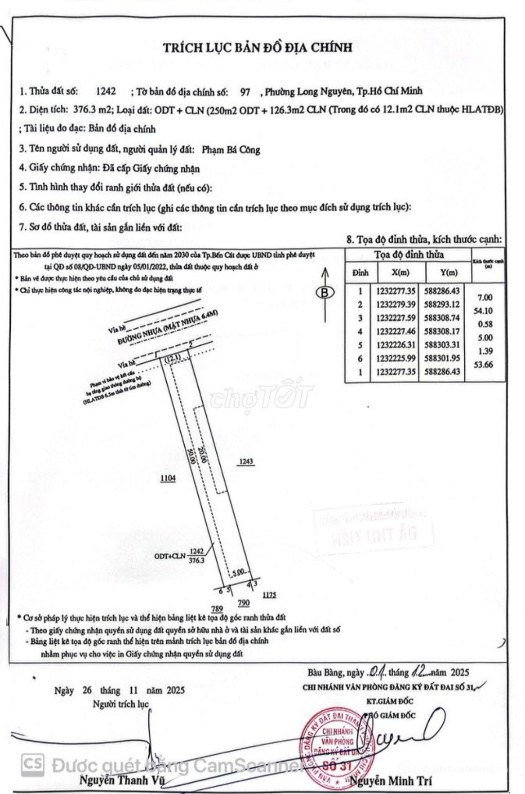 Bán đất thổ cư: Nhà Đất An Điền Bến Cát Bình Dương